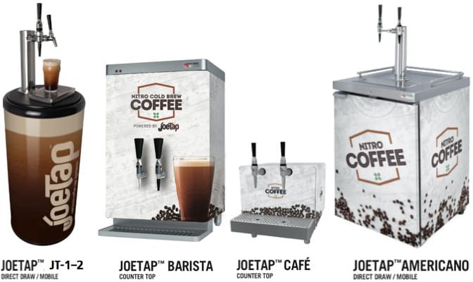JoeTap Nitro Cold Brew Coffee systems