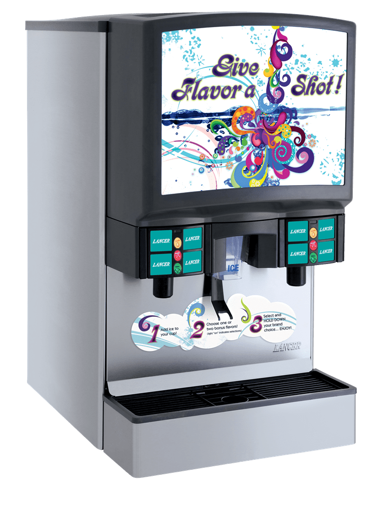 Lancer Beverage Dispenser Flavor Select FS 22 Side
