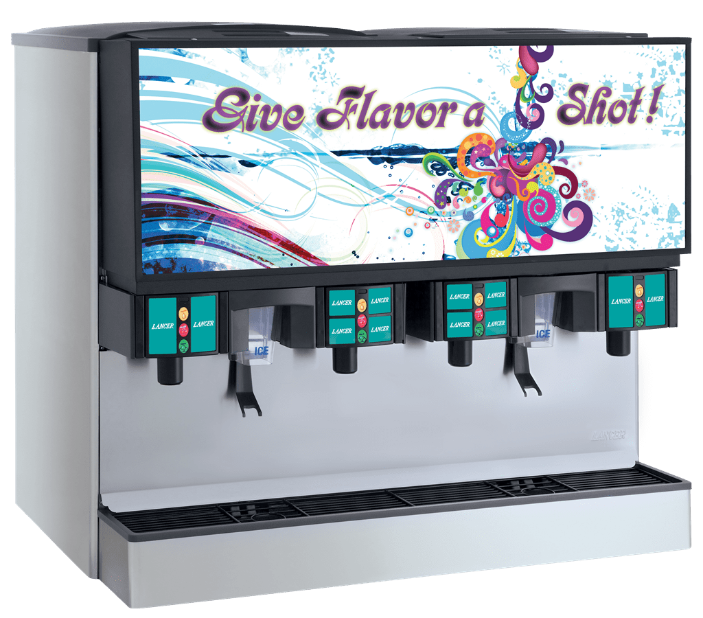 Lancer Beverage Dispenser Flavor Select FS 44 Side