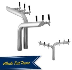 Lancer Whale Tail Draft Beer Towers