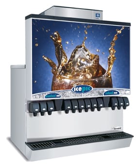 Servend MDH302 S322 IcePic Ext Merchandiser Beverage Dispenser